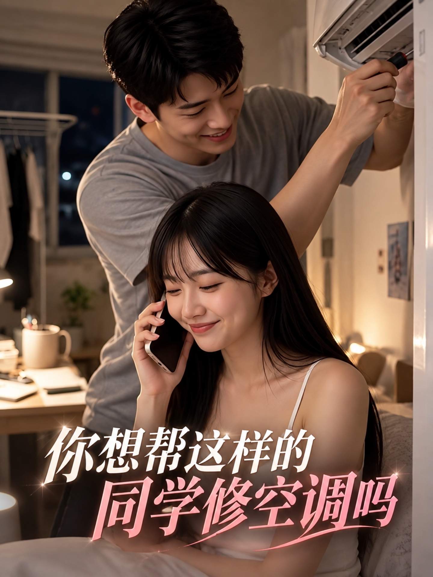 【AI成人短剧】你想帮这样的同学修空调吗
