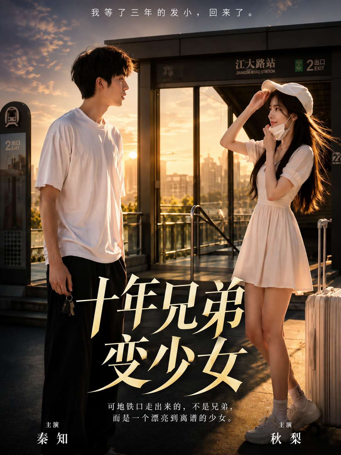 【AI成人短剧】十年兄弟变少女