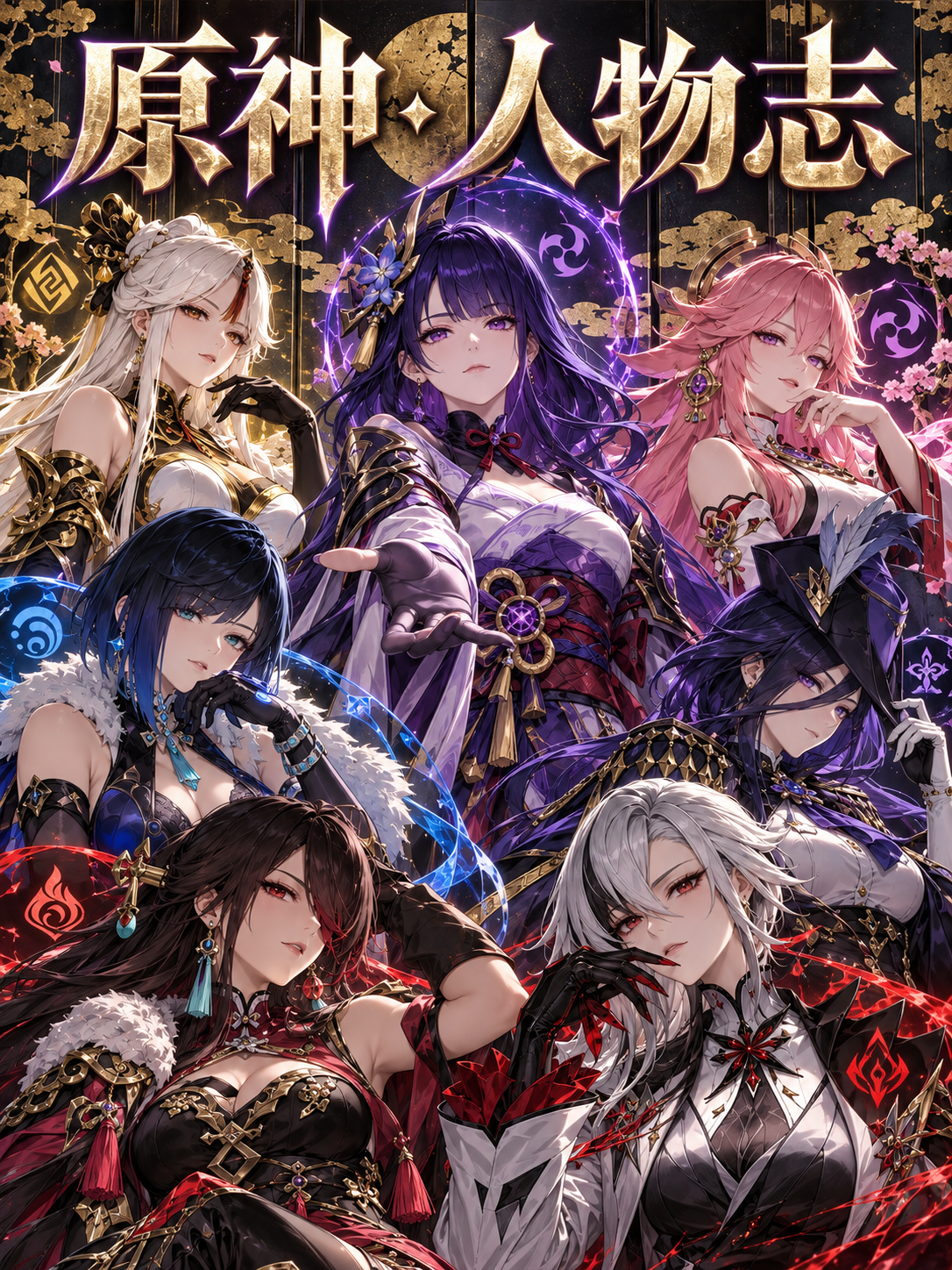 【AI成人漫剧】原神 人物志