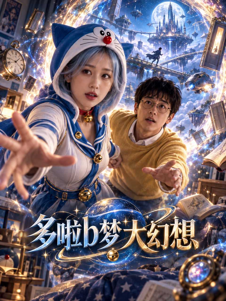 【AI成人短剧】多啦b梦大幻想