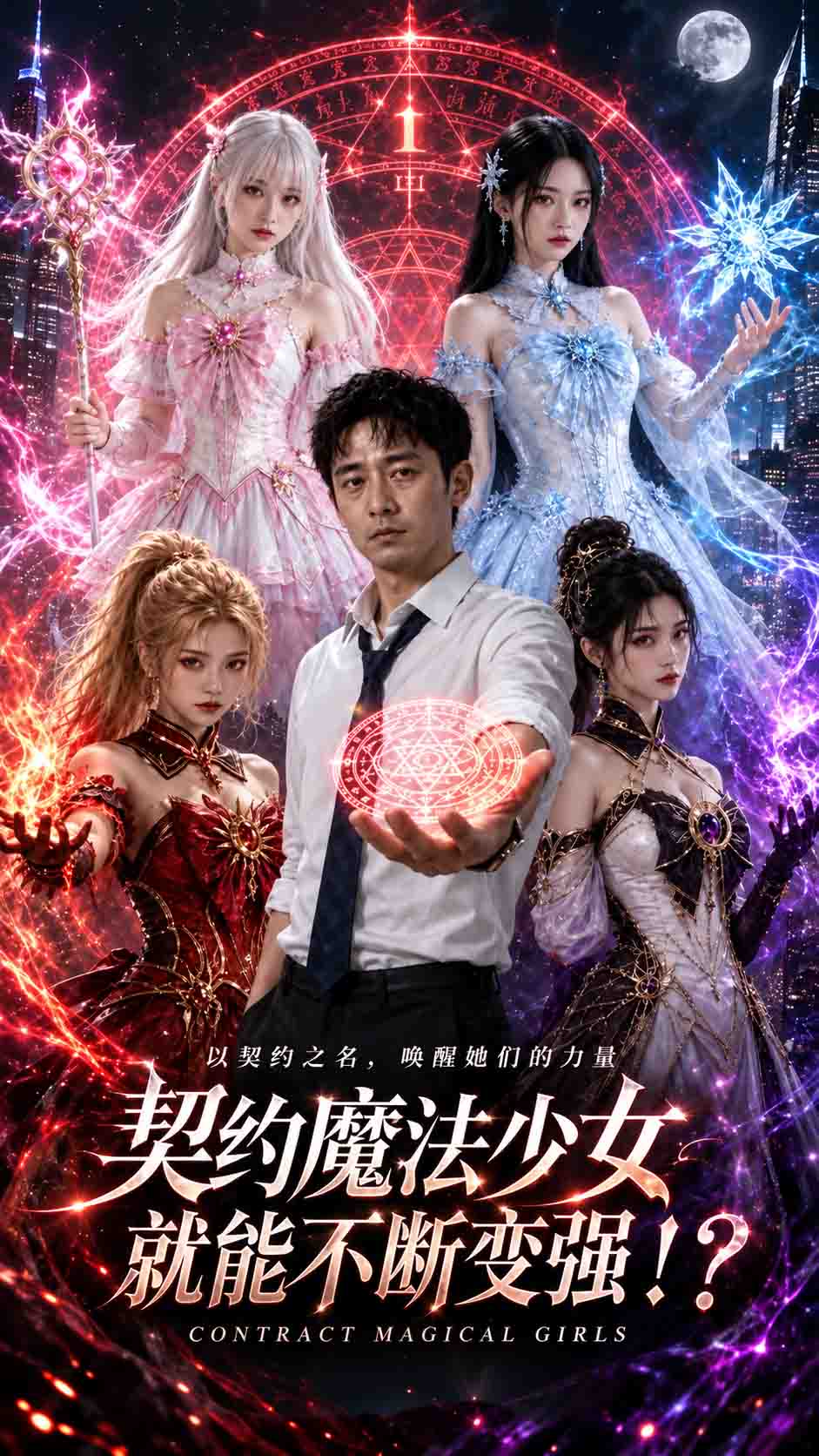 【AI成人短剧】契约魔法少女就能不断变强