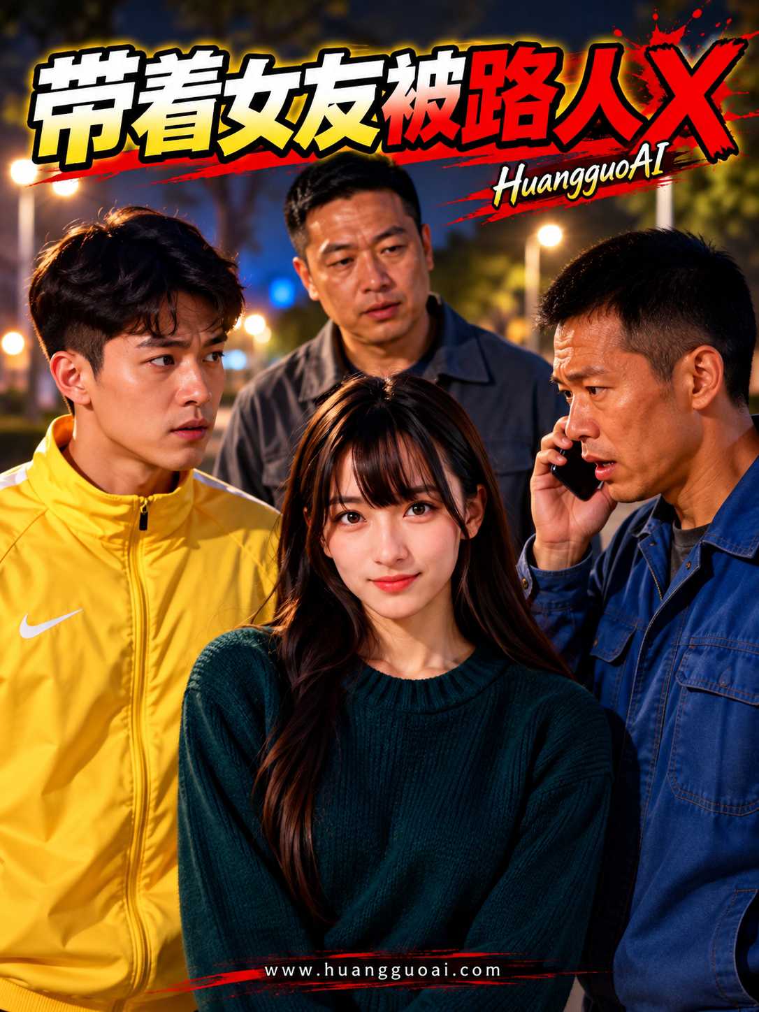 【AI成人短剧】带着女友被路人X