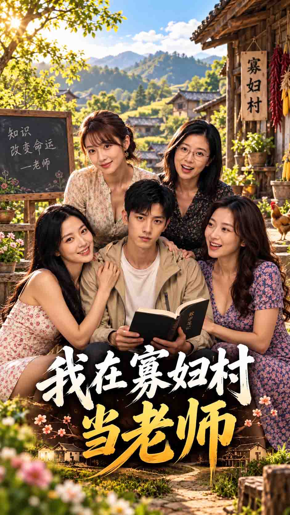 【AI成人短剧】我在寡妇村当老师