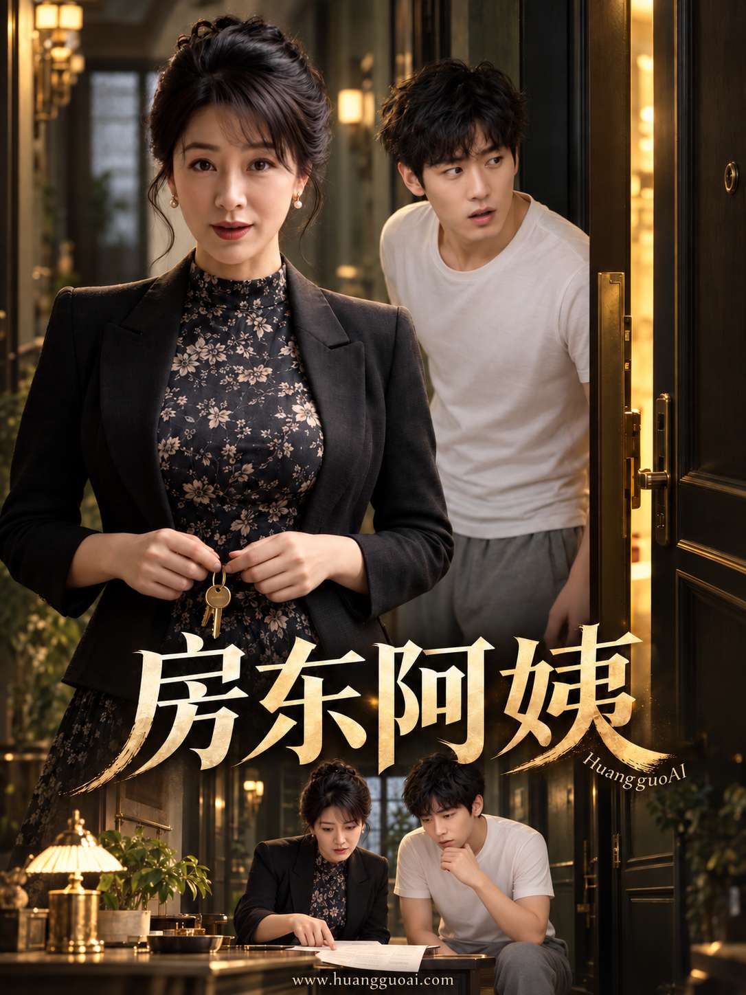 【AI成人短剧】房东阿姨