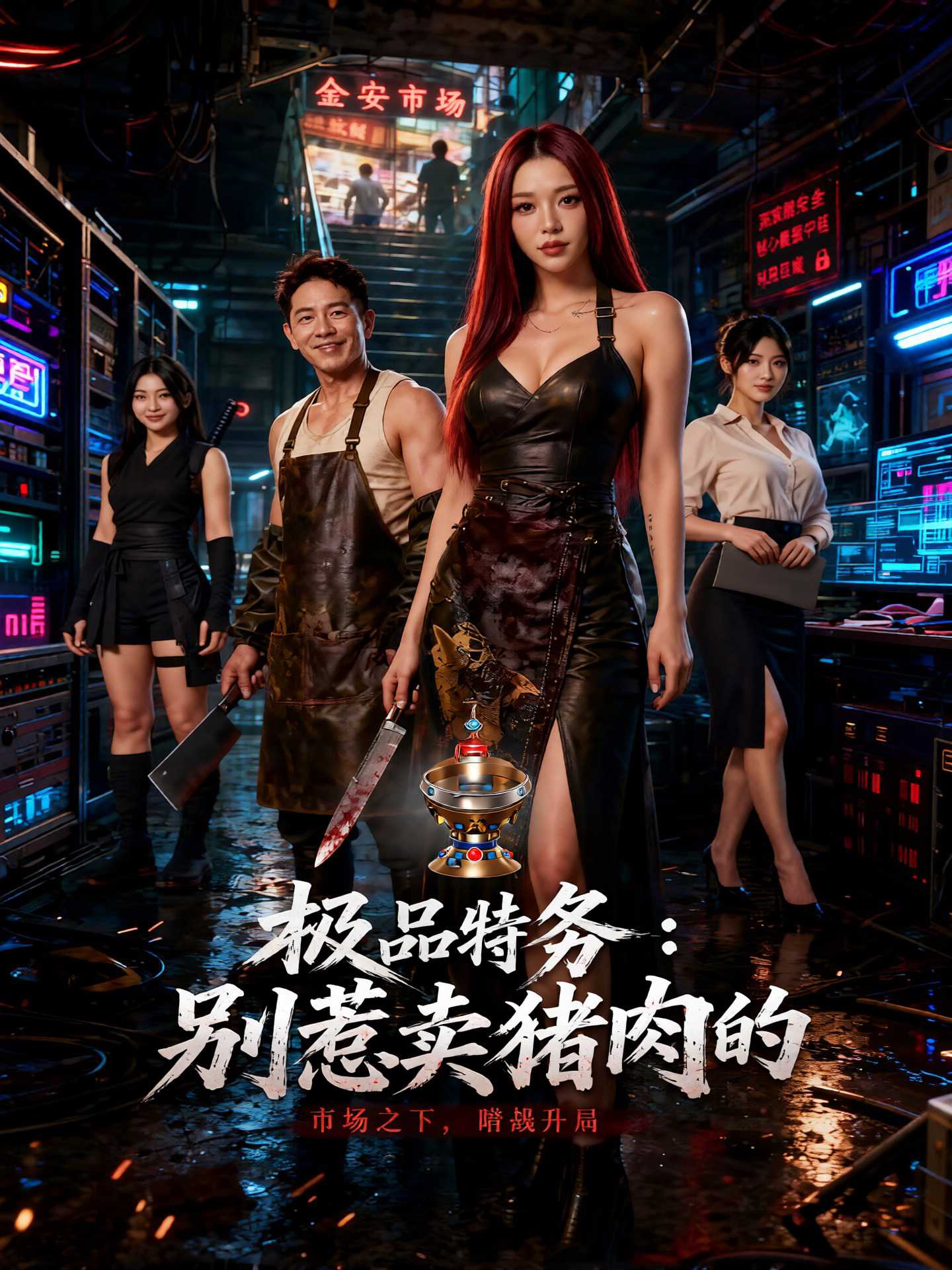 【AI成人短剧】极品特务·别惹卖猪肉的