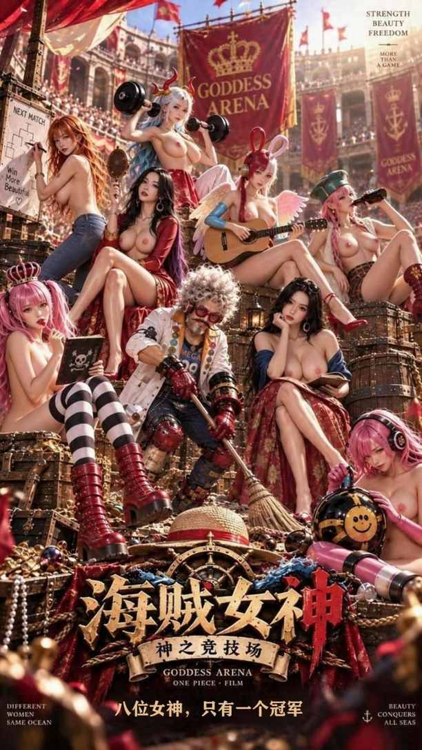 【AI成人短剧】海贼女神：神之竞技场
