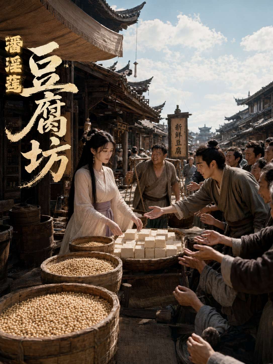 【AI成人短剧】潘淫莲豆腐坊