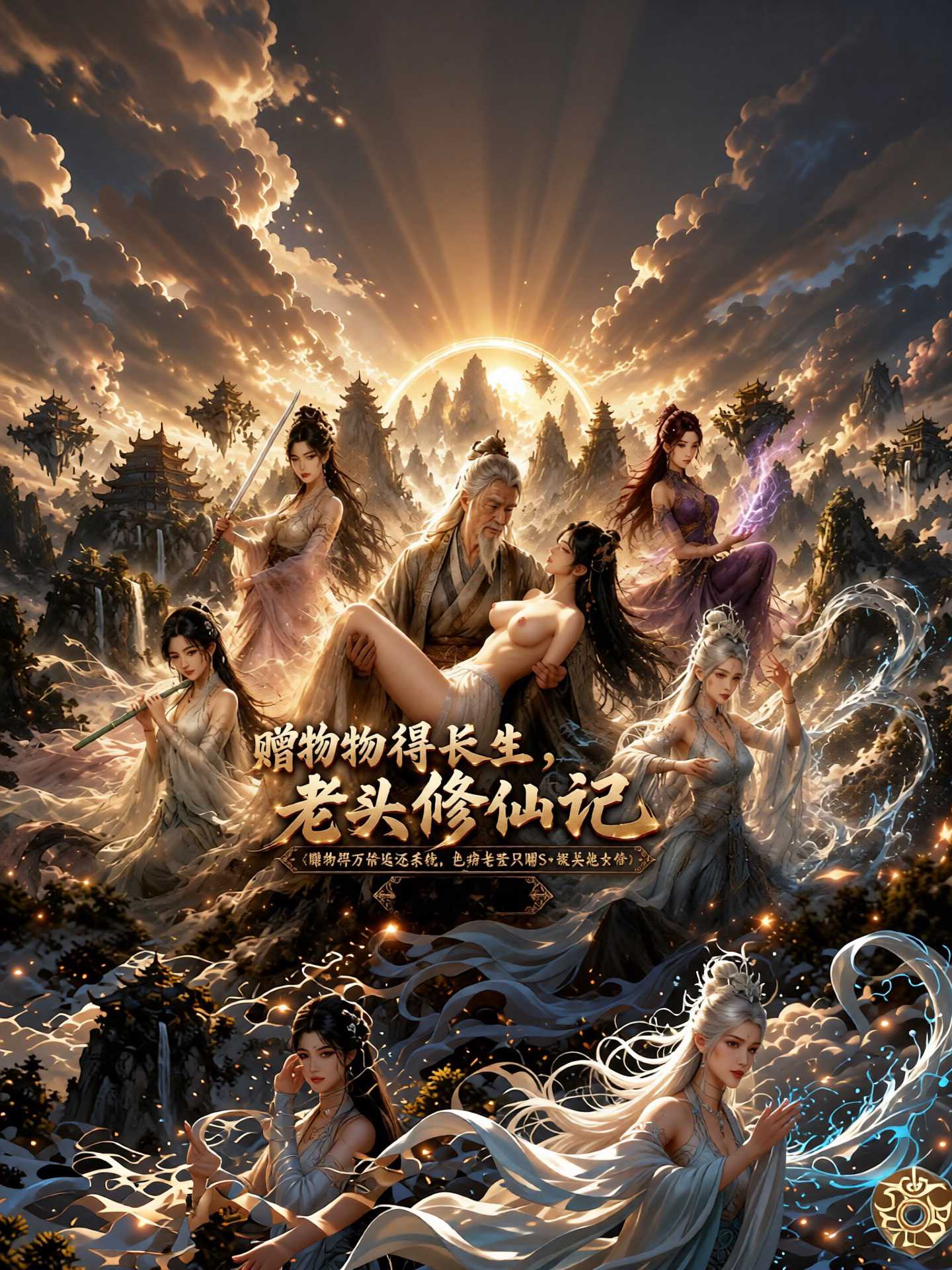 【AI成人漫剧】老头修仙记
