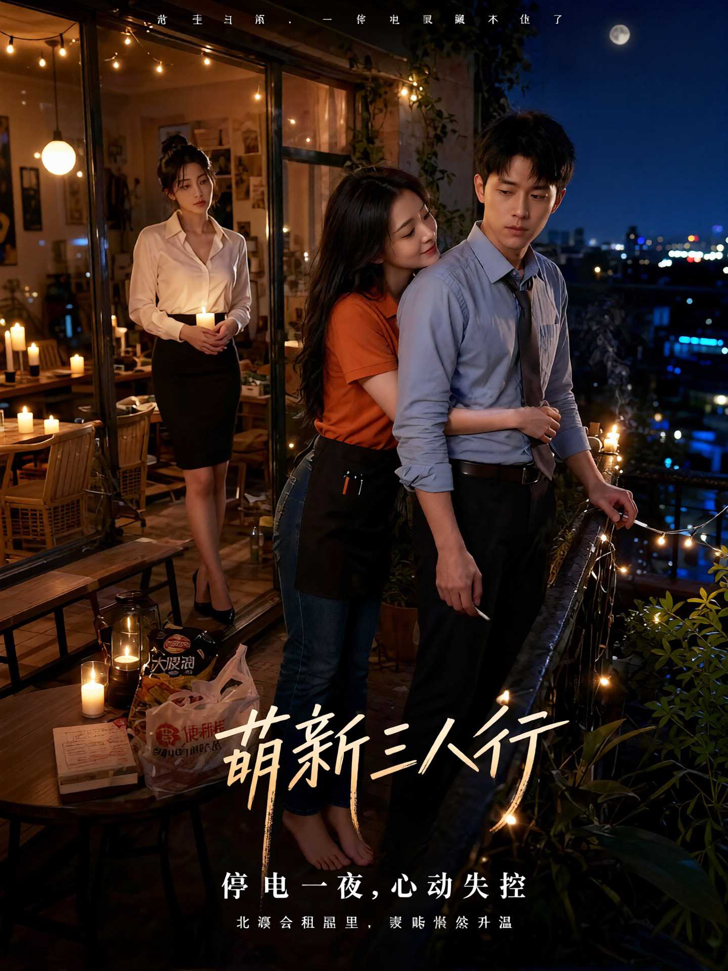 【AI成人短剧】萌新三人行