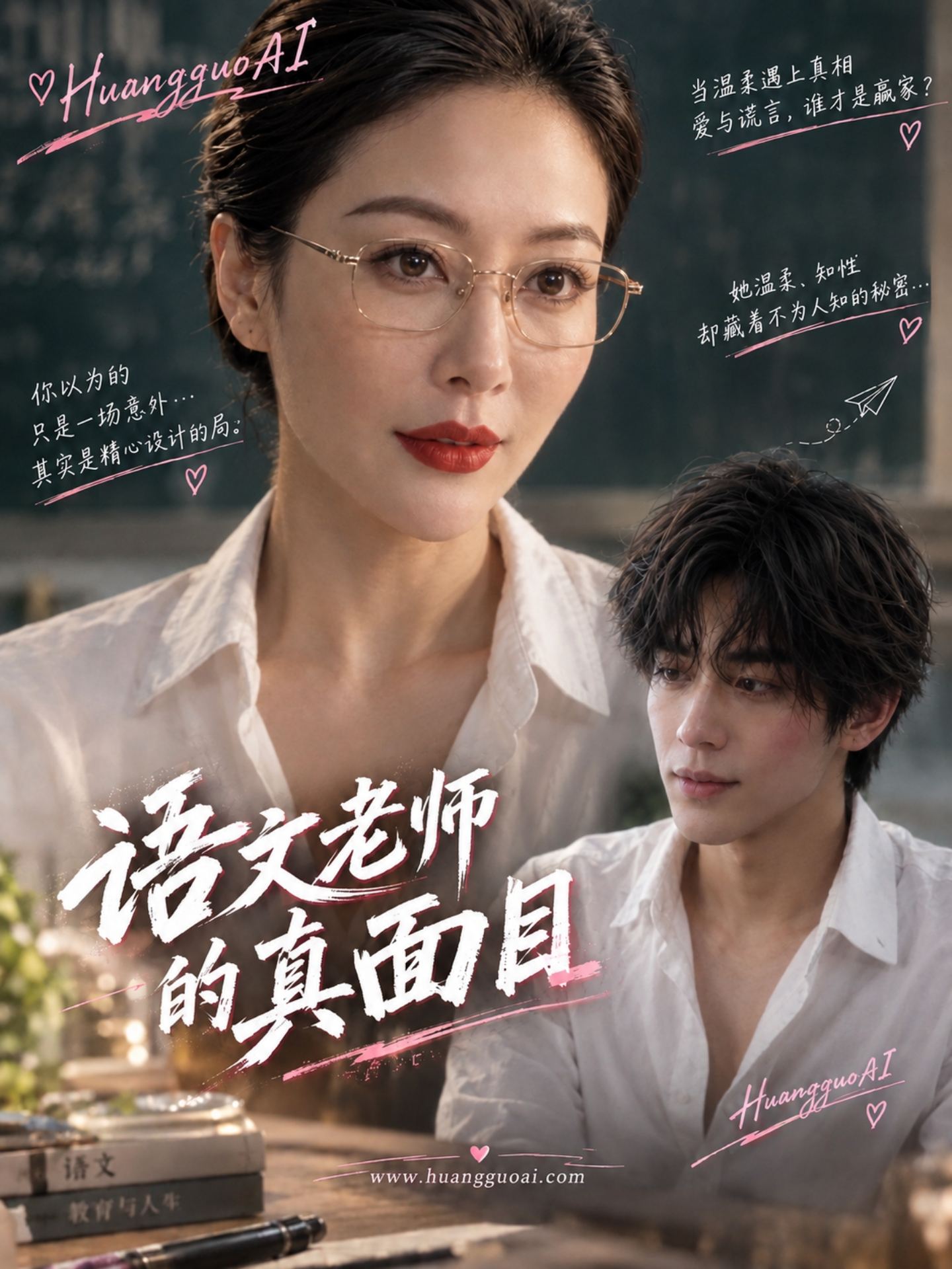 【AI成人短剧】语文老师的真面目